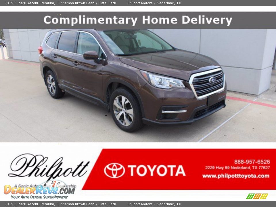 2019 Subaru Ascent Premium Cinnamon Brown Pearl / Slate Black Photo #1