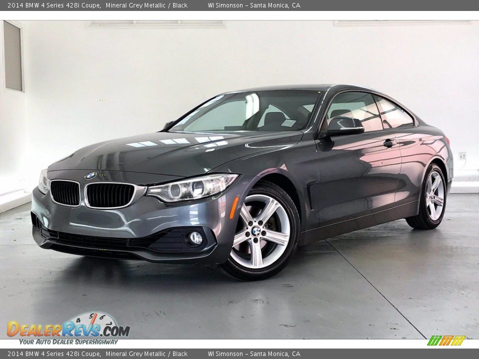 2014 BMW 4 Series 428i Coupe Mineral Grey Metallic / Black Photo #12