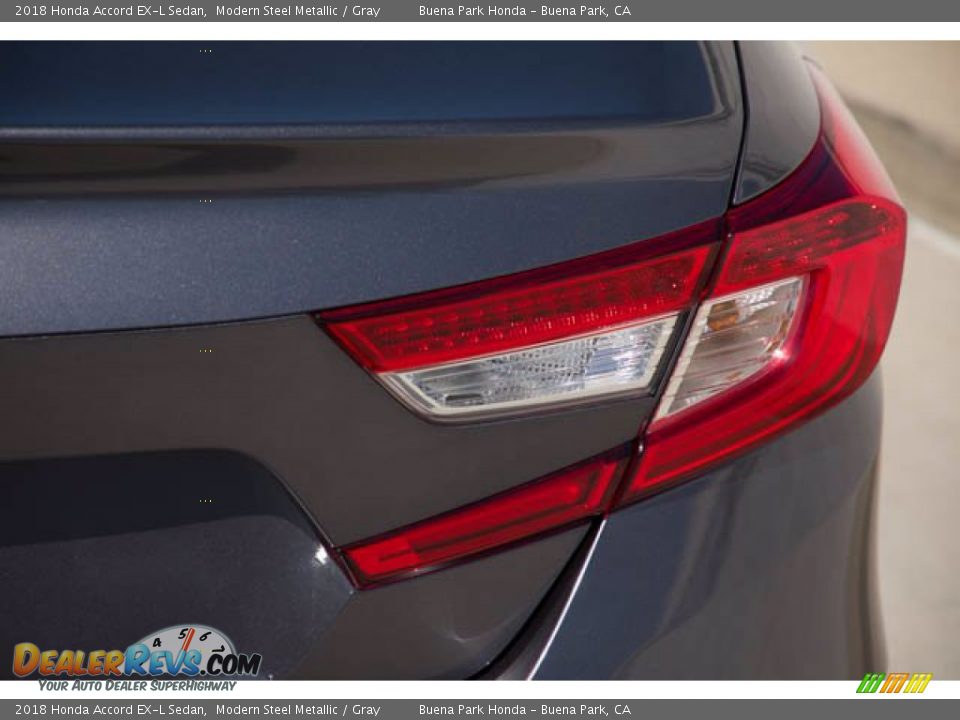 2018 Honda Accord EX-L Sedan Modern Steel Metallic / Gray Photo #11