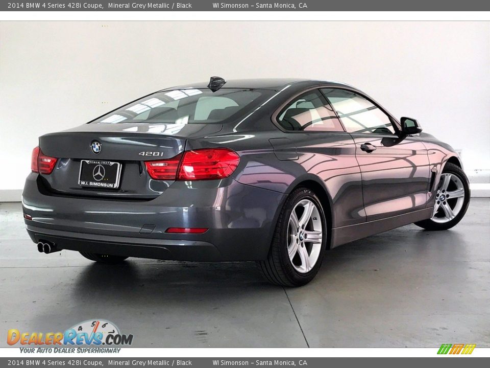 2014 BMW 4 Series 428i Coupe Mineral Grey Metallic / Black Photo #13