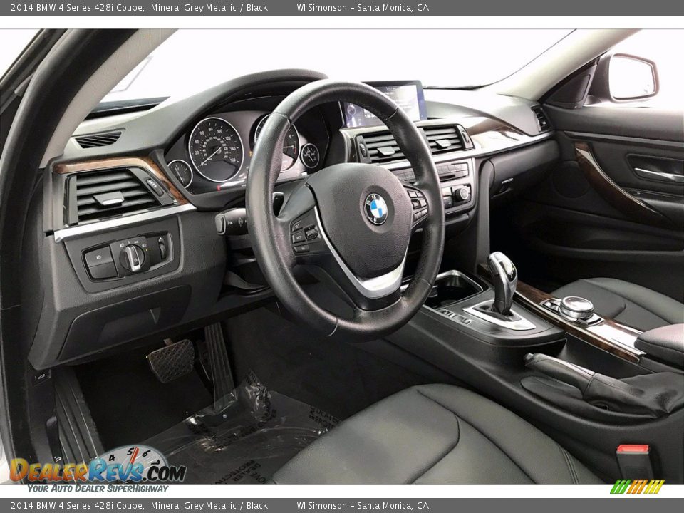 2014 BMW 4 Series 428i Coupe Mineral Grey Metallic / Black Photo #14