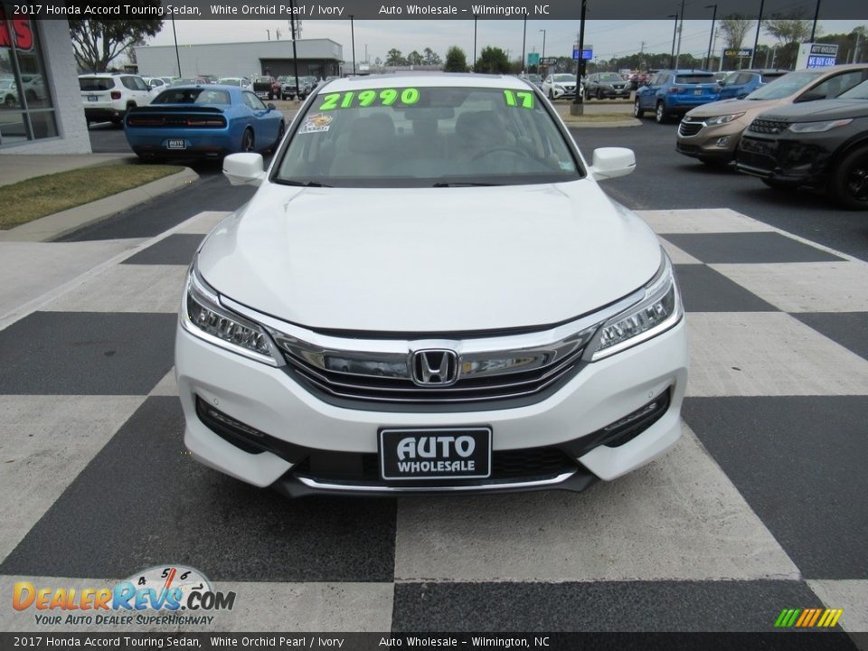 2017 Honda Accord Touring Sedan White Orchid Pearl / Ivory Photo #2