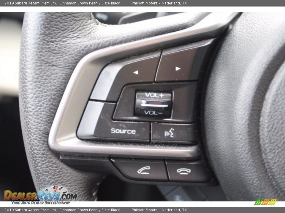 2019 Subaru Ascent Premium Cinnamon Brown Pearl / Slate Black Photo #10