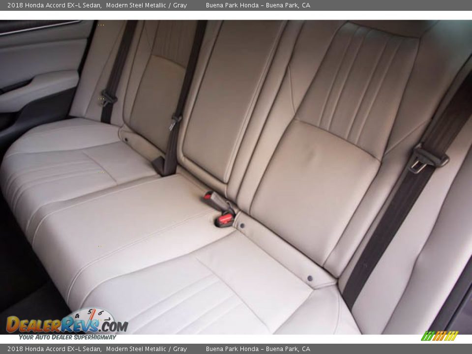 2018 Honda Accord EX-L Sedan Modern Steel Metallic / Gray Photo #20