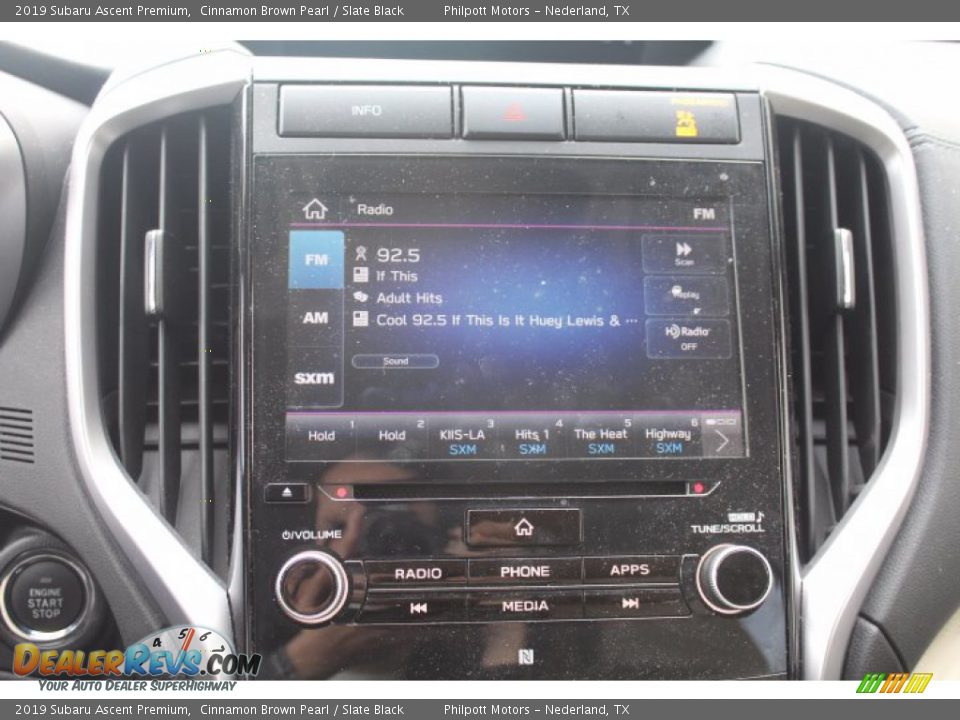 2019 Subaru Ascent Premium Cinnamon Brown Pearl / Slate Black Photo #14