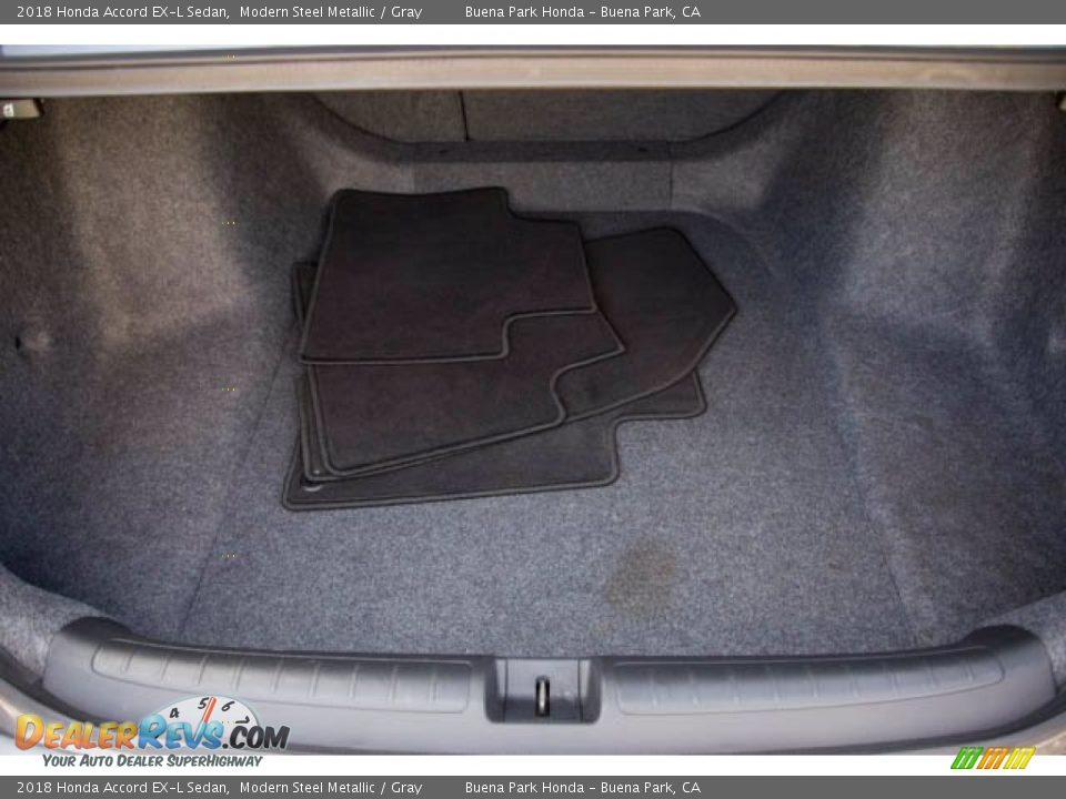 2018 Honda Accord EX-L Sedan Modern Steel Metallic / Gray Photo #21