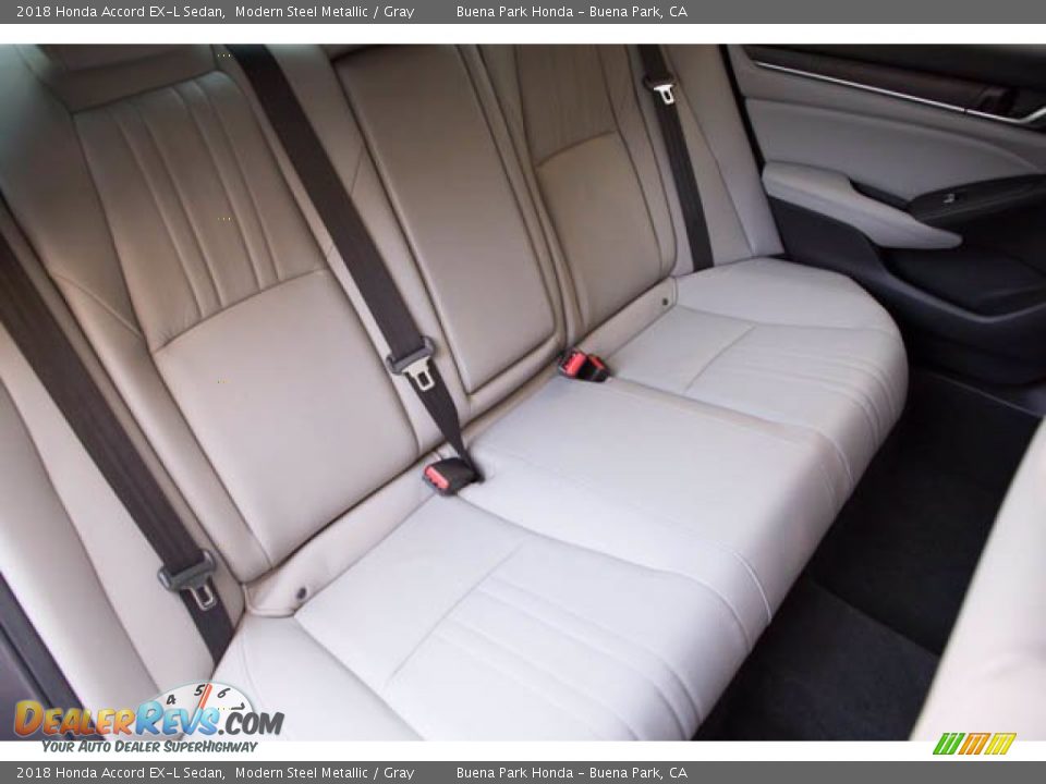 2018 Honda Accord EX-L Sedan Modern Steel Metallic / Gray Photo #23
