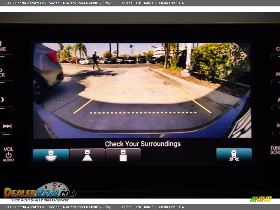 2018 Honda Accord EX-L Sedan Modern Steel Metallic / Gray Photo #27