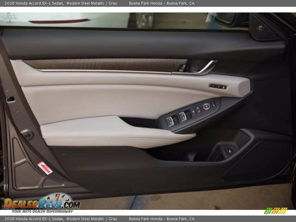 2018 Honda Accord EX-L Sedan Modern Steel Metallic / Gray Photo #29