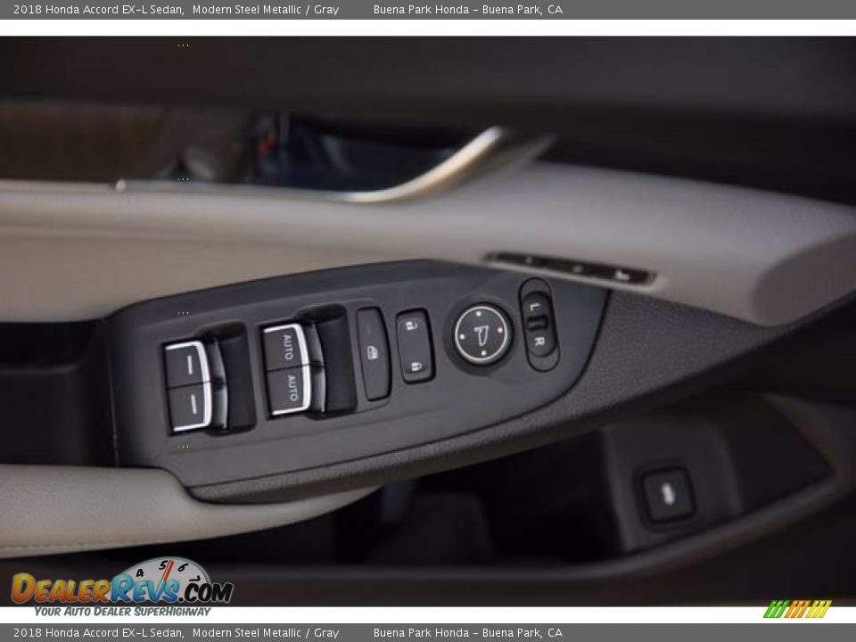 2018 Honda Accord EX-L Sedan Modern Steel Metallic / Gray Photo #30