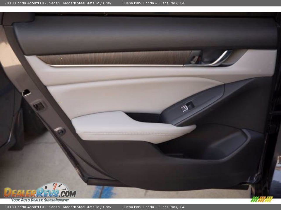 2018 Honda Accord EX-L Sedan Modern Steel Metallic / Gray Photo #31