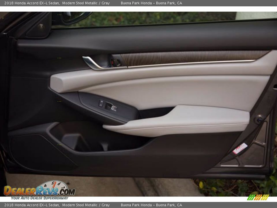 2018 Honda Accord EX-L Sedan Modern Steel Metallic / Gray Photo #33
