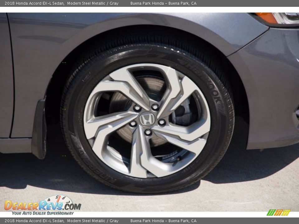 2018 Honda Accord EX-L Sedan Modern Steel Metallic / Gray Photo #36