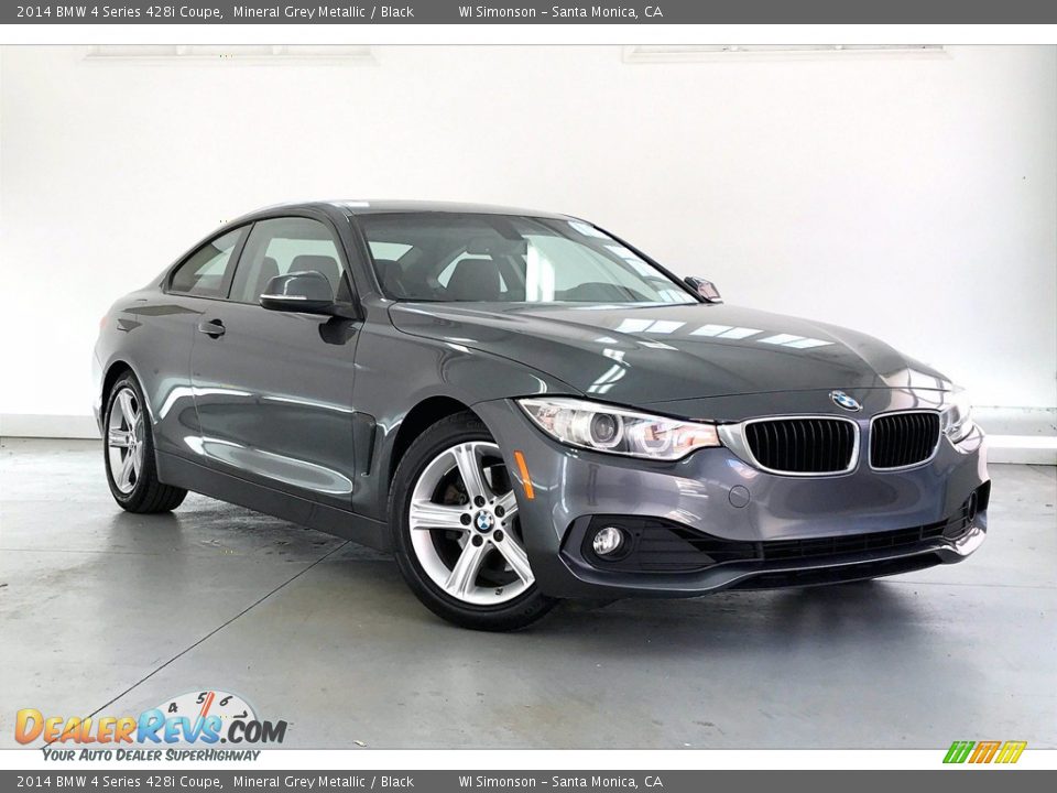 2014 BMW 4 Series 428i Coupe Mineral Grey Metallic / Black Photo #33