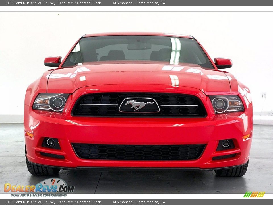 2014 Ford Mustang V6 Coupe Race Red / Charcoal Black Photo #2