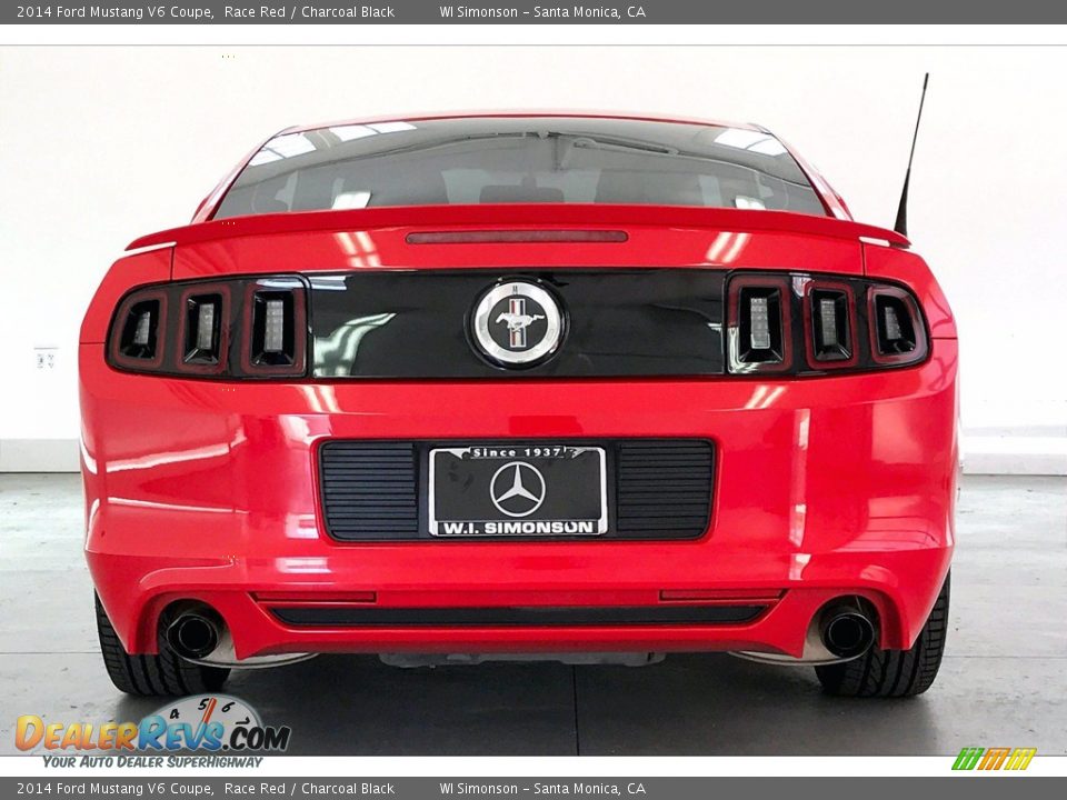 2014 Ford Mustang V6 Coupe Race Red / Charcoal Black Photo #3