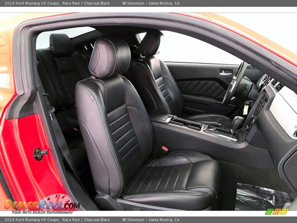 Charcoal Black Interior - 2014 Ford Mustang V6 Coupe Photo #6