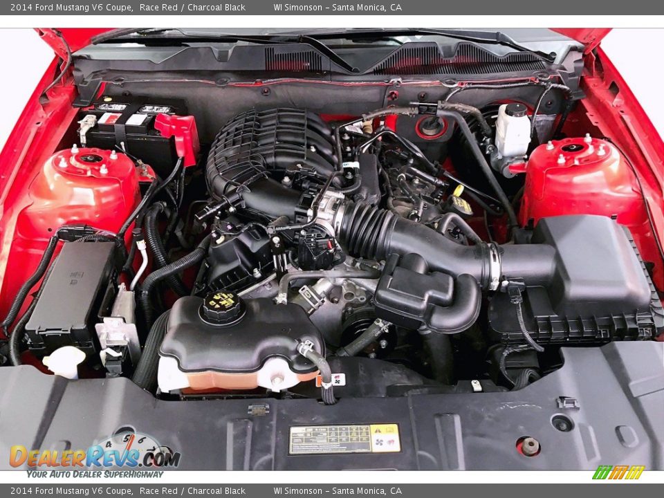 2014 Ford Mustang V6 Coupe 3.7 Liter DOHC 24-Valve Ti-VCT V6 Engine Photo #9