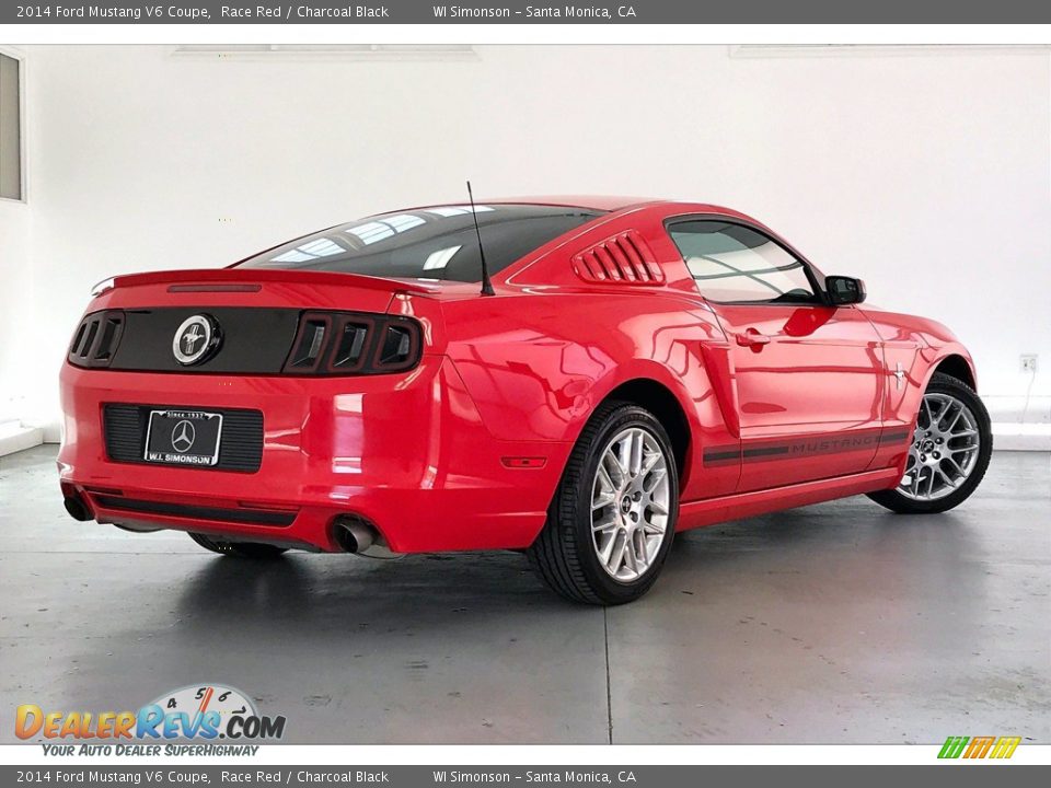 2014 Ford Mustang V6 Coupe Race Red / Charcoal Black Photo #13