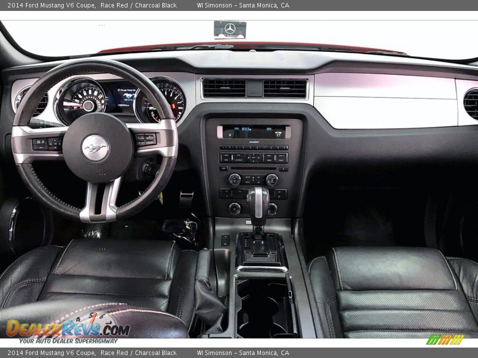 Charcoal Black Interior - 2014 Ford Mustang V6 Coupe Photo #15