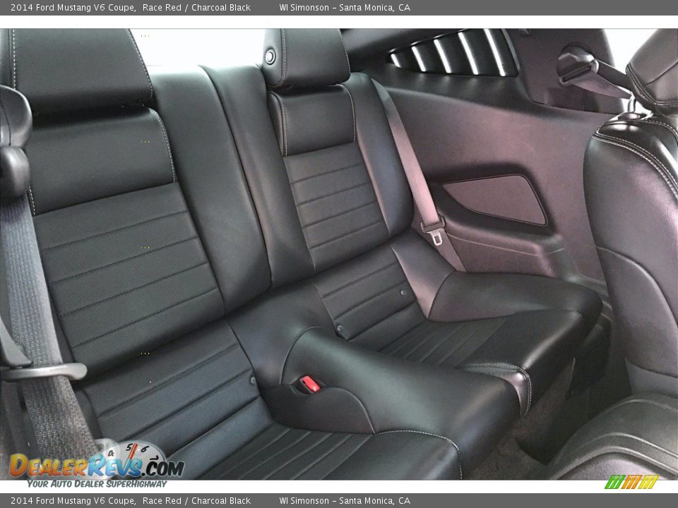Rear Seat of 2014 Ford Mustang V6 Coupe Photo #19