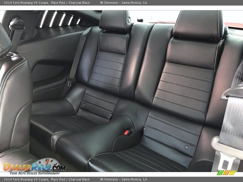 Rear Seat of 2014 Ford Mustang V6 Coupe Photo #20