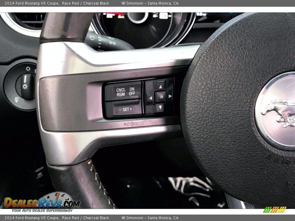 2014 Ford Mustang V6 Coupe Steering Wheel Photo #21