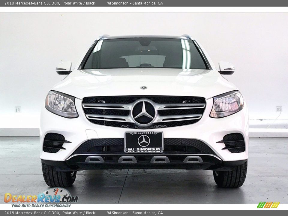 2018 Mercedes-Benz GLC 300 Polar White / Black Photo #2