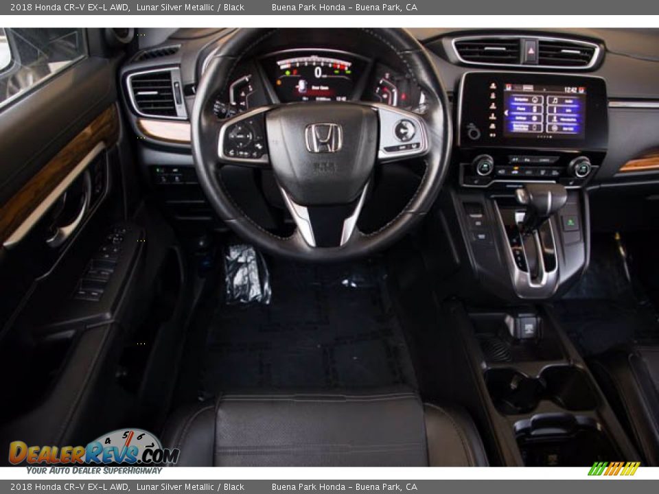 2018 Honda CR-V EX-L AWD Lunar Silver Metallic / Black Photo #5