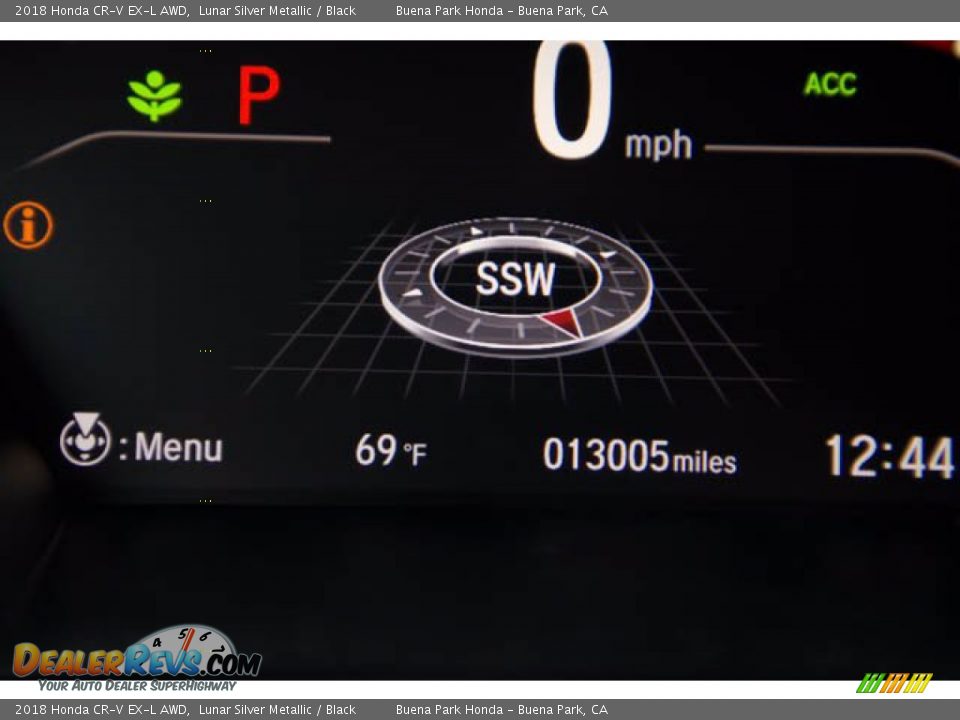 2018 Honda CR-V EX-L AWD Lunar Silver Metallic / Black Photo #6