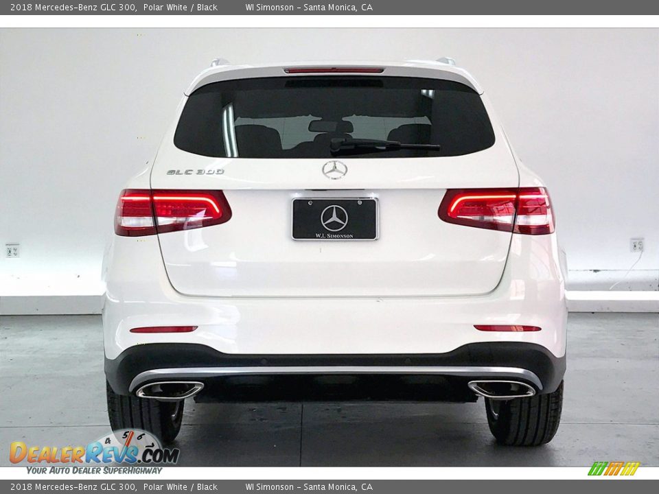 2018 Mercedes-Benz GLC 300 Polar White / Black Photo #3