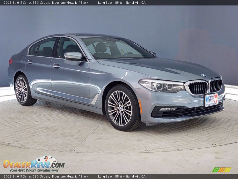2018 BMW 5 Series 530i Sedan Bluestone Metallic / Black Photo #1