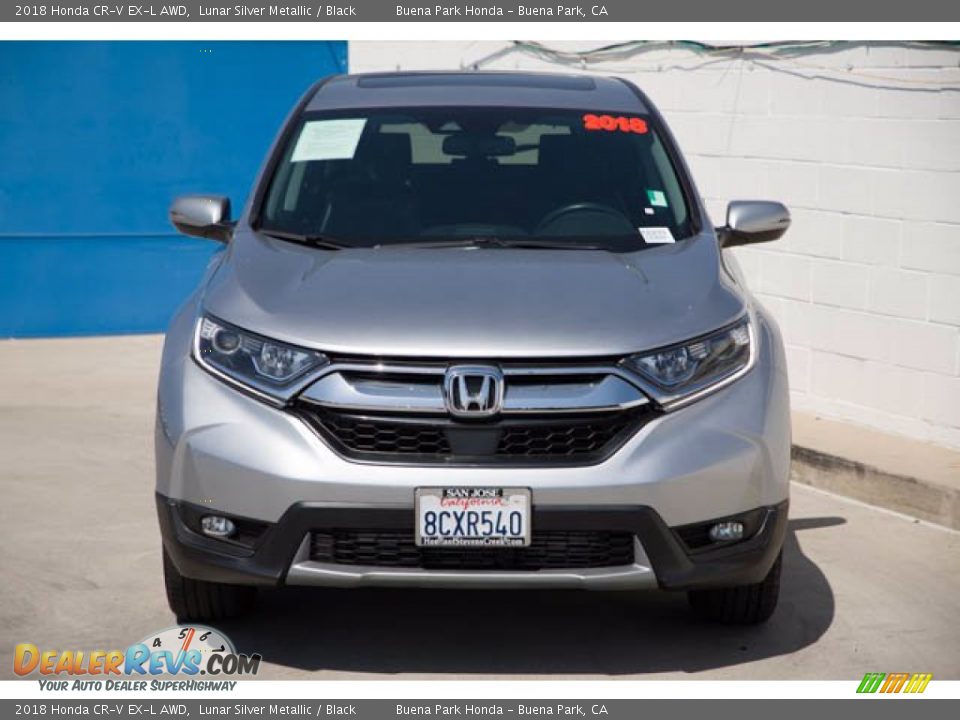 2018 Honda CR-V EX-L AWD Lunar Silver Metallic / Black Photo #7