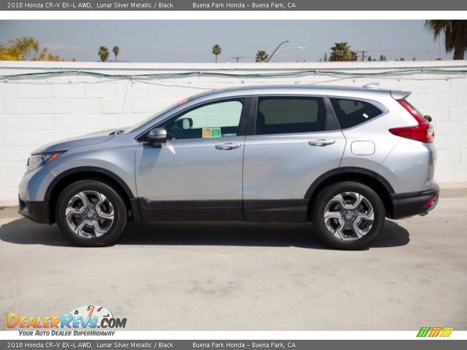 2018 Honda CR-V EX-L AWD Lunar Silver Metallic / Black Photo #8