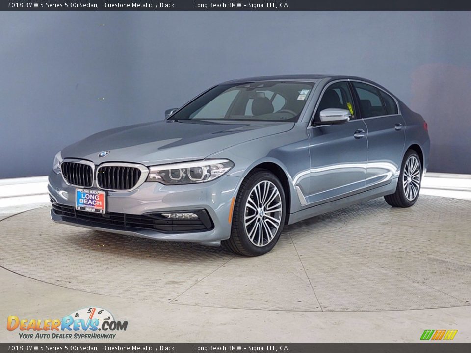 2018 BMW 5 Series 530i Sedan Bluestone Metallic / Black Photo #3