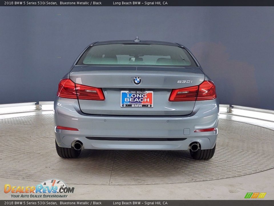 2018 BMW 5 Series 530i Sedan Bluestone Metallic / Black Photo #4