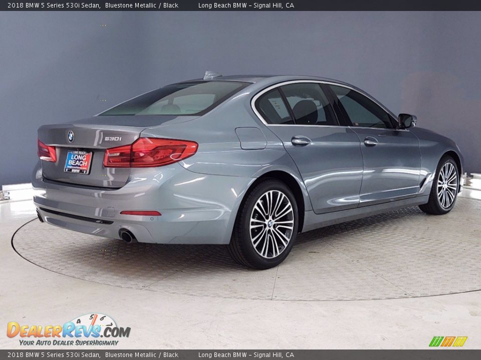 2018 BMW 5 Series 530i Sedan Bluestone Metallic / Black Photo #5