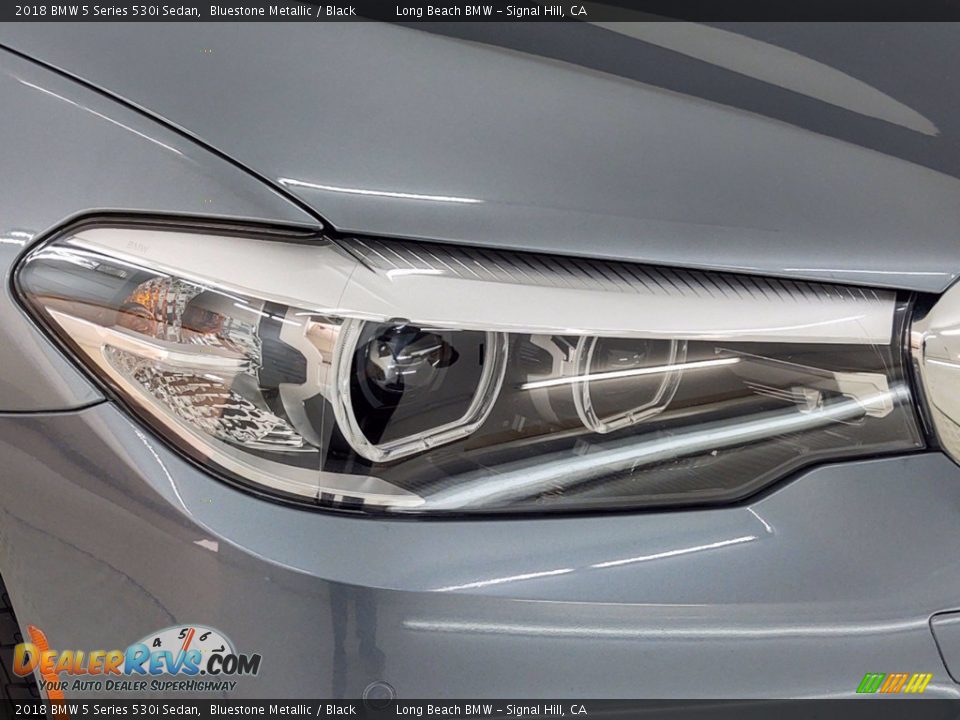 2018 BMW 5 Series 530i Sedan Bluestone Metallic / Black Photo #7