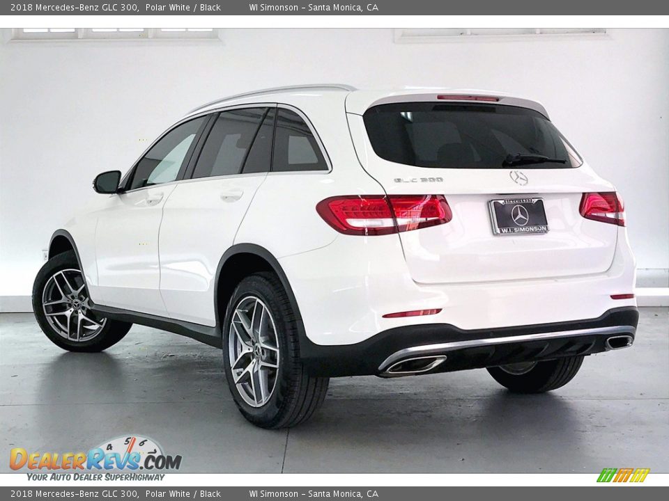 2018 Mercedes-Benz GLC 300 Polar White / Black Photo #10