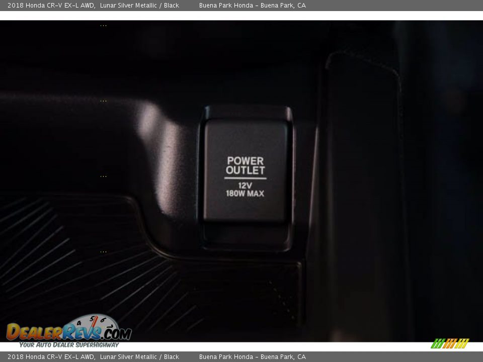 2018 Honda CR-V EX-L AWD Lunar Silver Metallic / Black Photo #14
