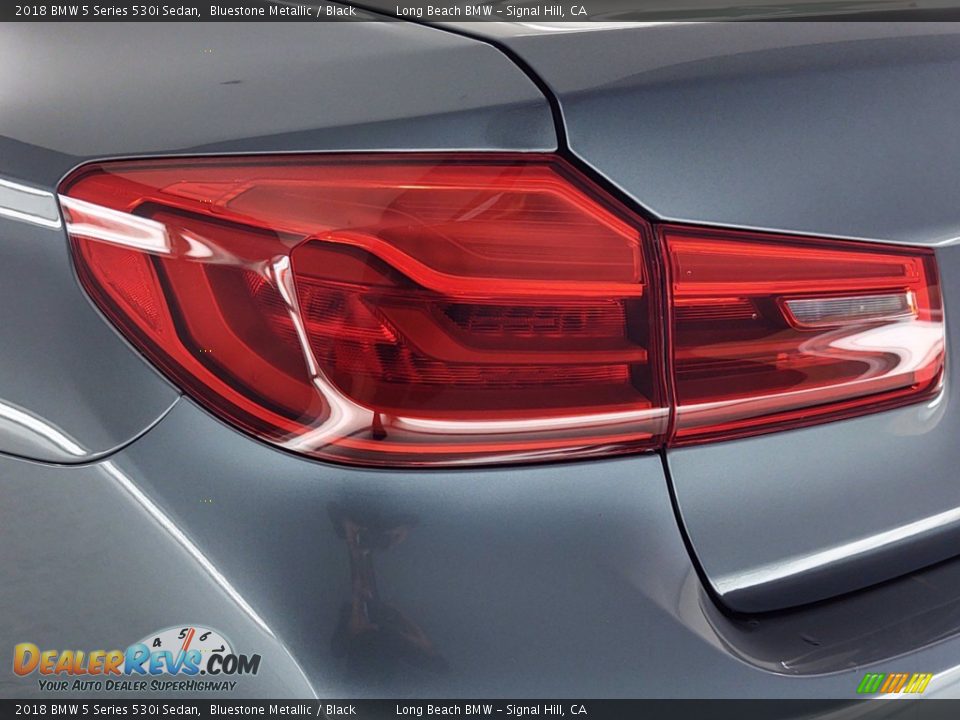 2018 BMW 5 Series 530i Sedan Bluestone Metallic / Black Photo #9