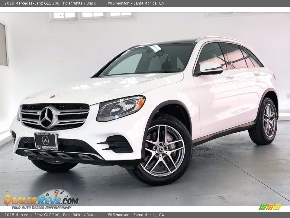 2018 Mercedes-Benz GLC 300 Polar White / Black Photo #12