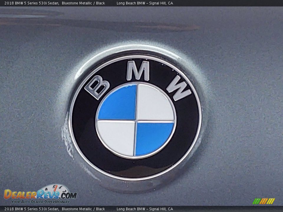 2018 BMW 5 Series 530i Sedan Bluestone Metallic / Black Photo #10