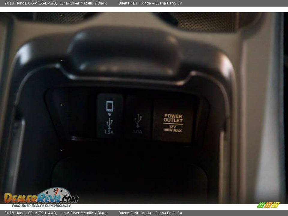 2018 Honda CR-V EX-L AWD Lunar Silver Metallic / Black Photo #16