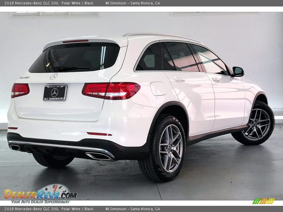 2018 Mercedes-Benz GLC 300 Polar White / Black Photo #13