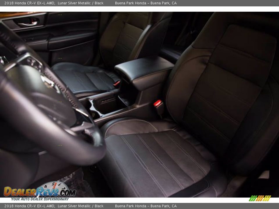 2018 Honda CR-V EX-L AWD Lunar Silver Metallic / Black Photo #17