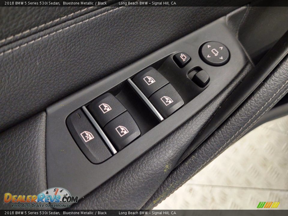 2018 BMW 5 Series 530i Sedan Bluestone Metallic / Black Photo #14