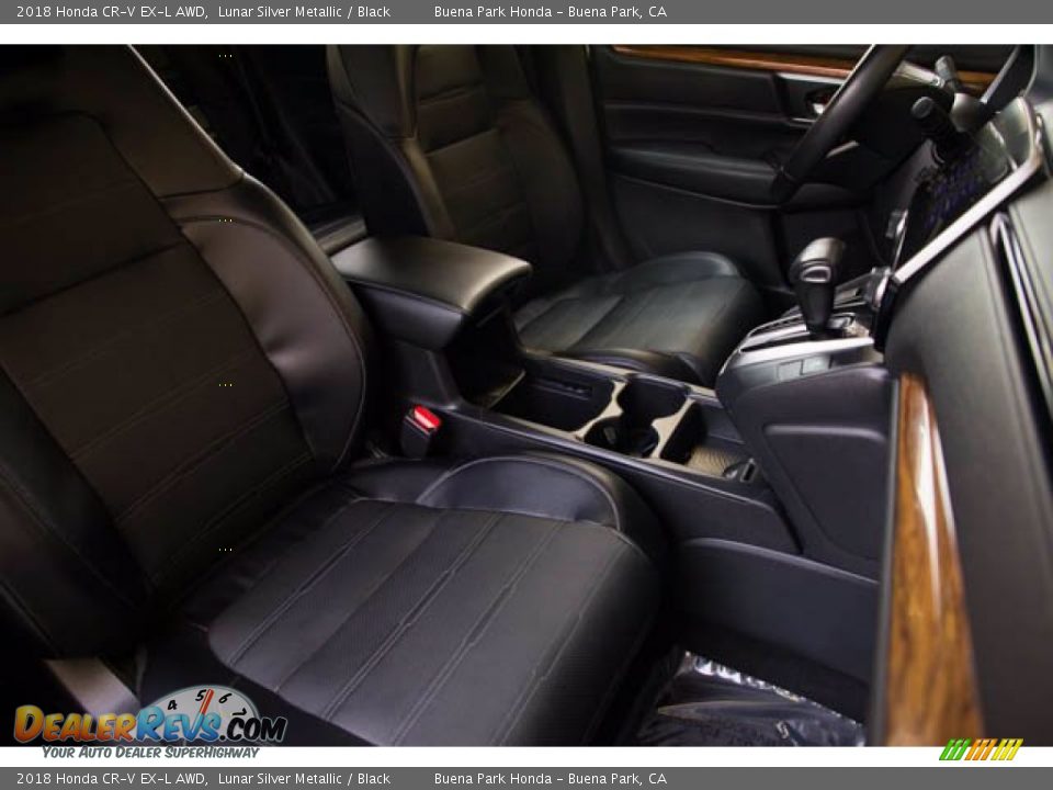 2018 Honda CR-V EX-L AWD Lunar Silver Metallic / Black Photo #24