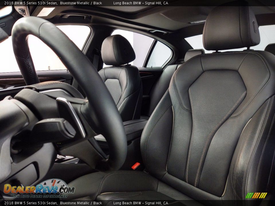 2018 BMW 5 Series 530i Sedan Bluestone Metallic / Black Photo #17