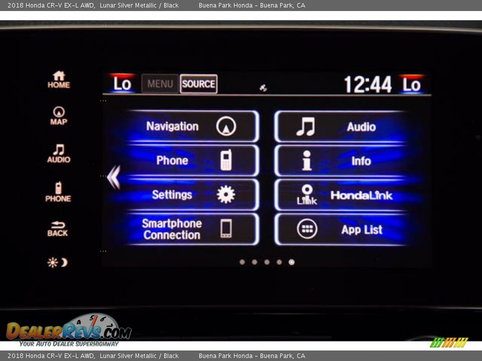 2018 Honda CR-V EX-L AWD Lunar Silver Metallic / Black Photo #25